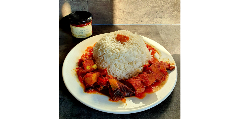 assiette rougail boucané