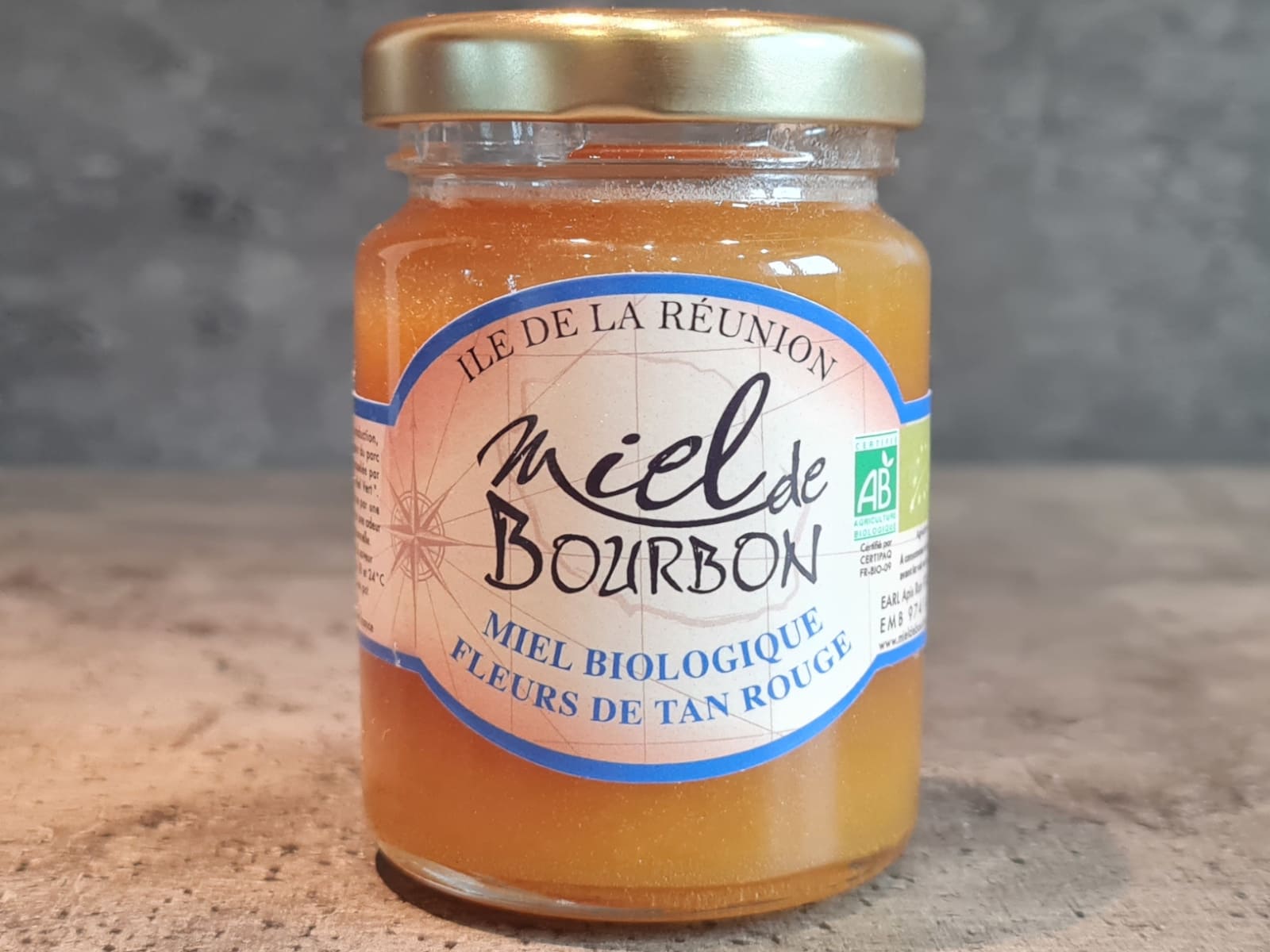 Miel de Tan rouge - Miel vert bio de La Réunion 125 G - Exceptions d'Ailleurs