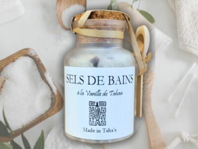 sel de bain vanille de taha'a