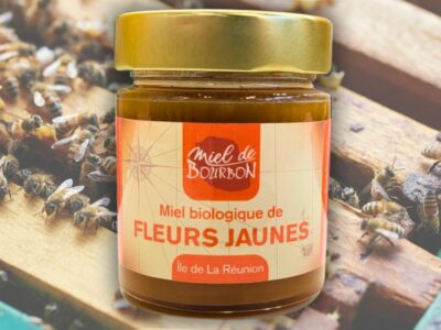 miel de fleurs jaunes bio de la Réunion