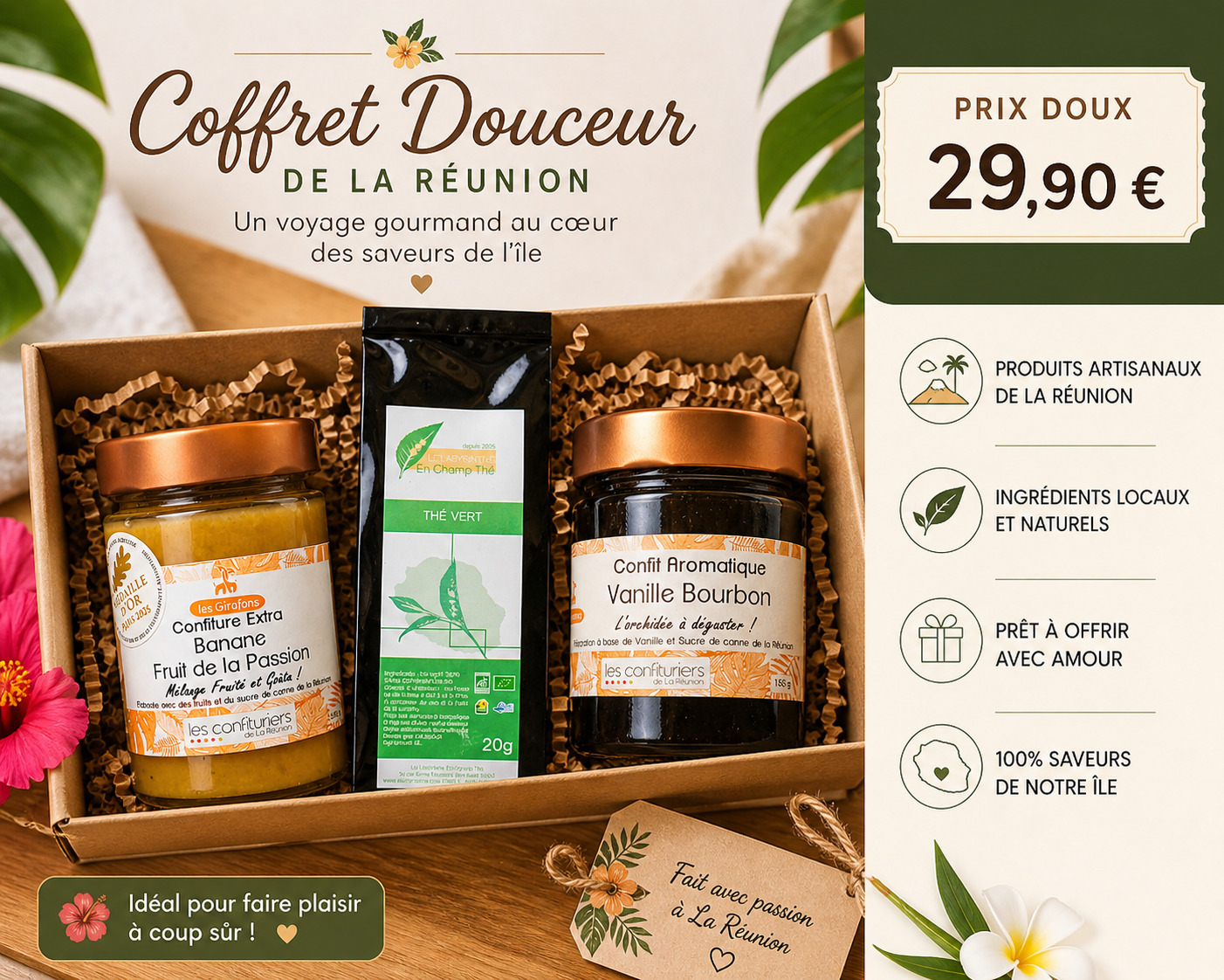 coffret douceur de la réunion